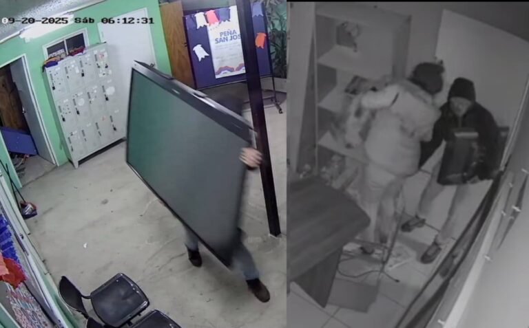 Robo de pantalla interactiva 4K valorada en 4 M$ en la escuela San José de Villa Alemana