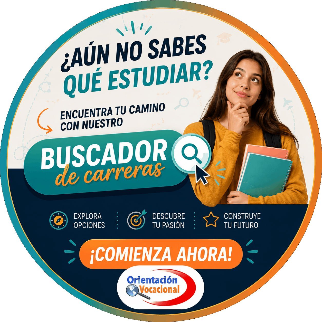 Buscador de carreras e instituciones de Orientación Vocacional