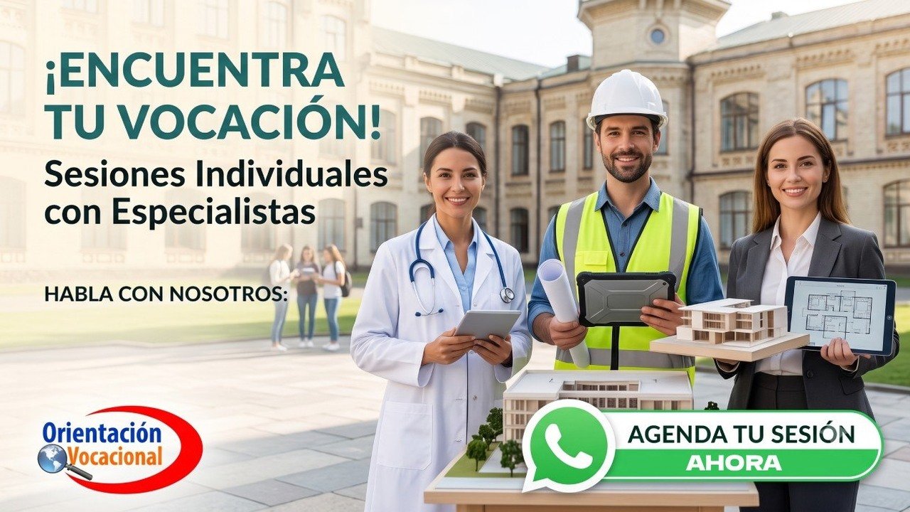 Orientación Vocacional: encuentra tu vocación y agenda una sesión por WhatsApp