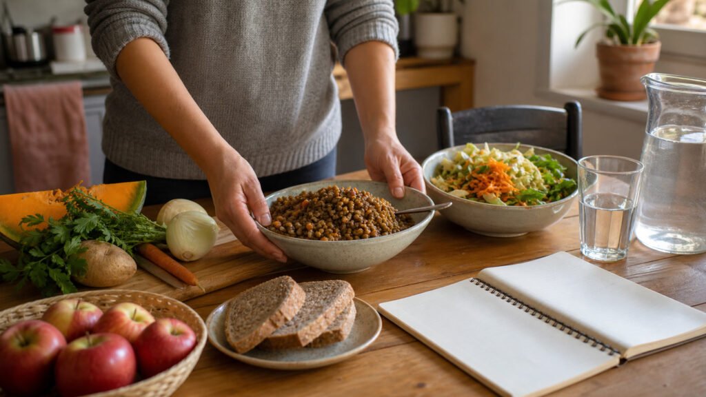 Cinco cambios simples para comer más saludable en casa