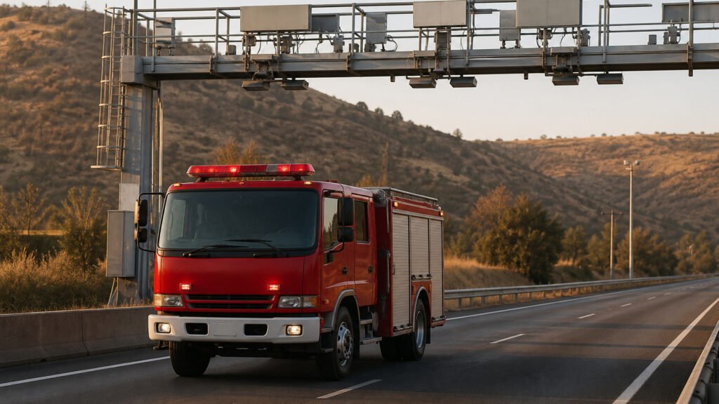 Acuerdo liberará de peajes a vehículos inscritos de Bomberos