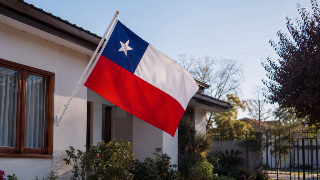 Bandera chilena será obligatoria el 18 y 19 de septiembre: cómo instalarla
