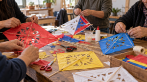 Centro Cultural repetirá taller de volantines calados este sábado