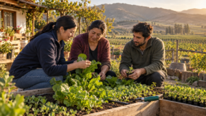 Salud rural prepara proyecto de huertos familiares en Casablanca