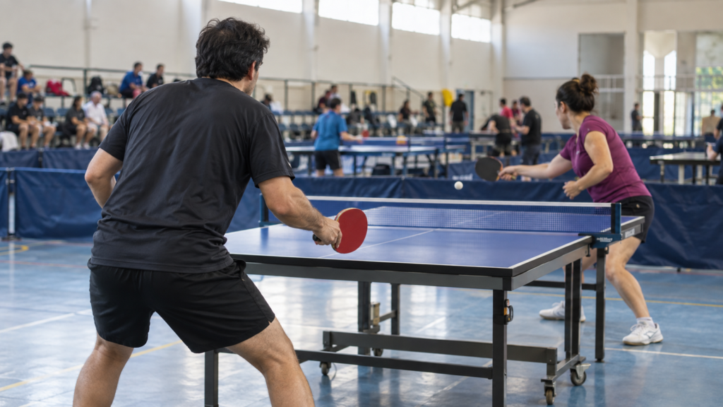Tenis de mesa reunió a seis categorías en Casablanca