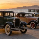 Autos de los años veinte protagonizan encuentro patrimonial en Muelle Vergara