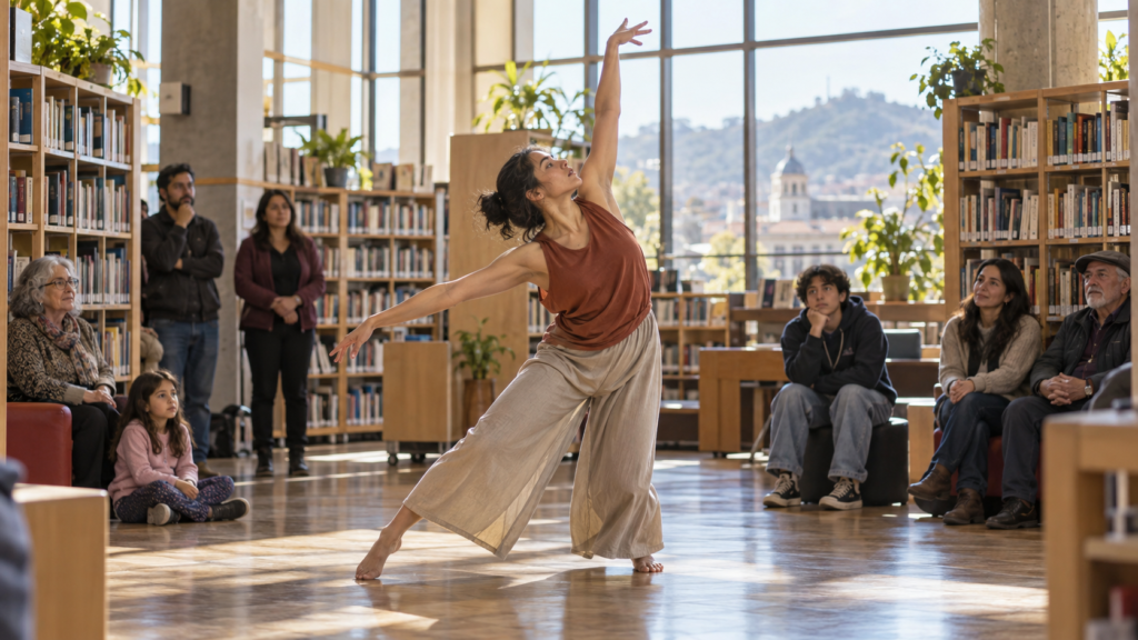 Programa llevará danza contemporánea a bibliotecas de seis comunas