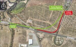 Nuevo bypass cambiará el acceso desde Costanera Norte a Ruta 68