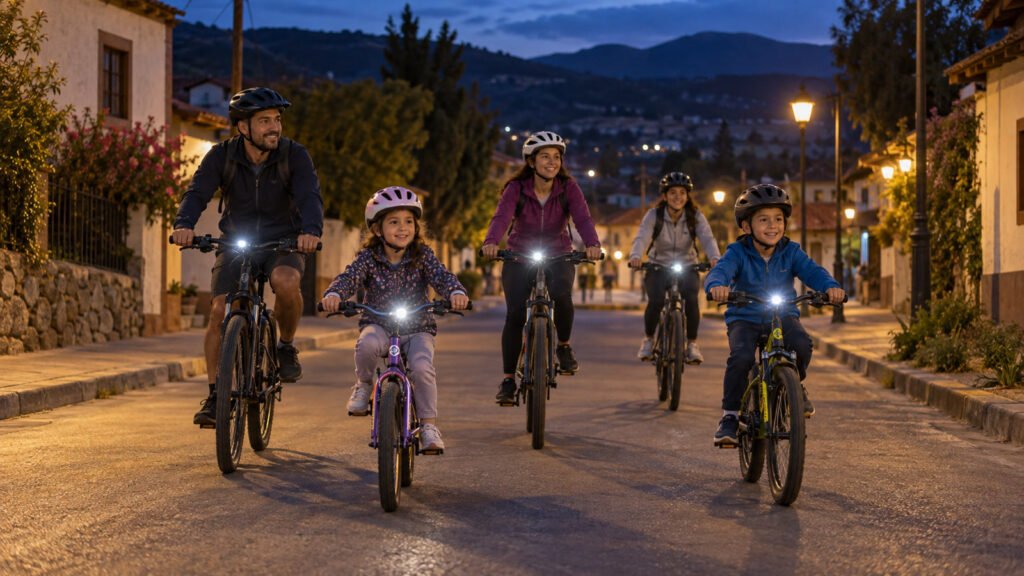 Casablanca realizará cicletada familiar nocturna por su aniversario