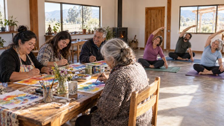 Taller gratuito de arte y yoga tendrá bus desde Casablanca a El Batro