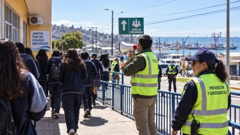 Colegios de San Antonio se preparan para simulacro regional de terremoto y tsunami