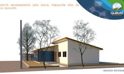 quillota: avance clave en construcción de nueva sede comunitaria en ríos de chile
