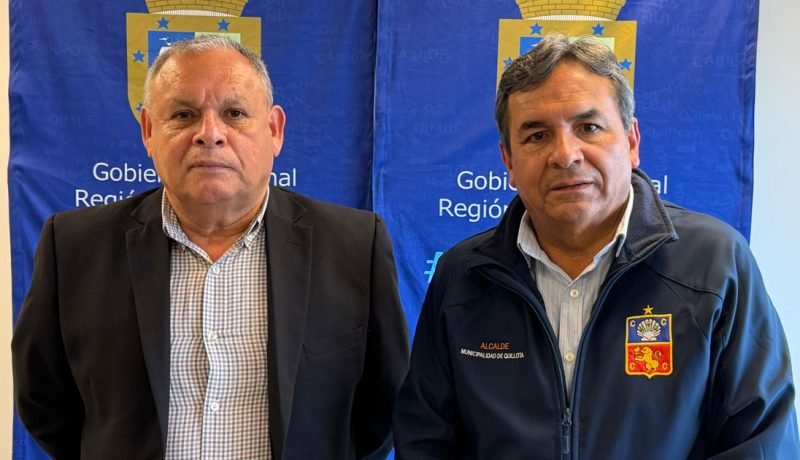 quillota: alcalde mella y gobernador abordan proyectos clave regionales