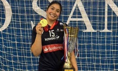 valeria carrasco lidera a unab al título nacional de balonmano