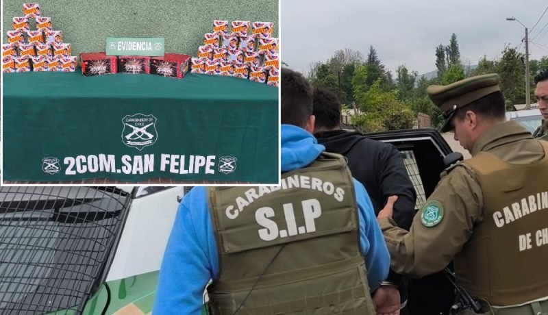 san felipe: incautan fuegos artificiales ilegales vendidos en facebook