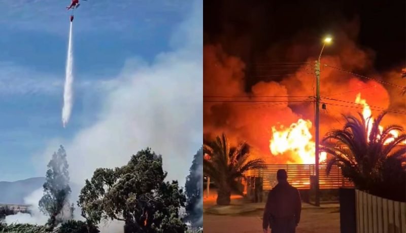 incendios en papudo y zapallar: daños y emergencias en v región