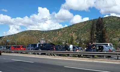 taco en ruta 5 norte tras accidente múltiple obliga a desvíos por la calera, nogales y hijuelas