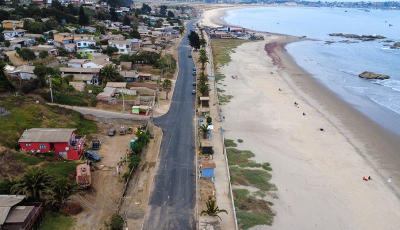 quintero y puchuncaví: caminos mejorados con escoria de cobre