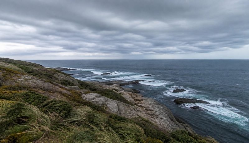 Embarcación artesanal frente a la costa de la Región de Valparaíso
