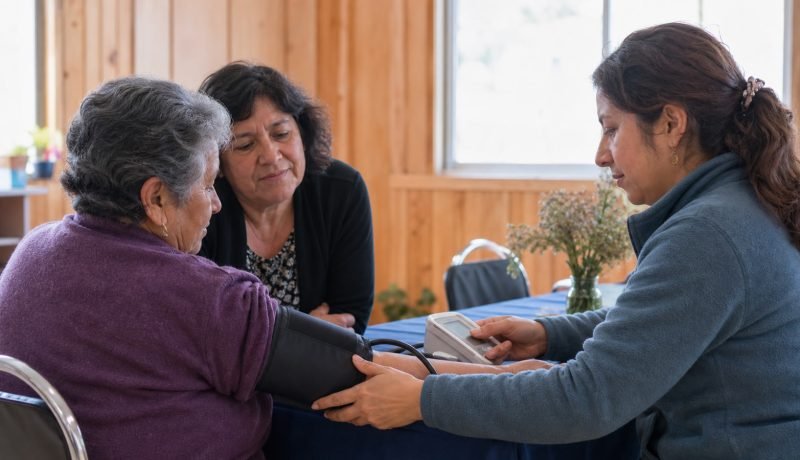 Equipo de atención primaria realiza un control preventivo a mujeres de la comunidad