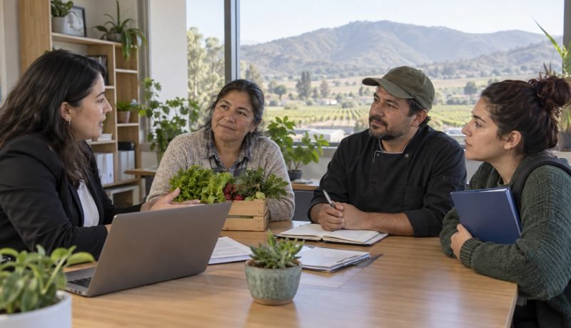 Asesora orienta a productores, emprendedores y personas que buscan empleo en Casablanca