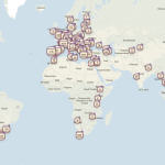 Mapa mundial de viñedos y bodegas elaborado por World Winery Map