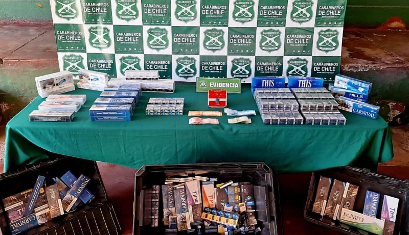 detenida mujer en los andes por contrabando de cigarrillos