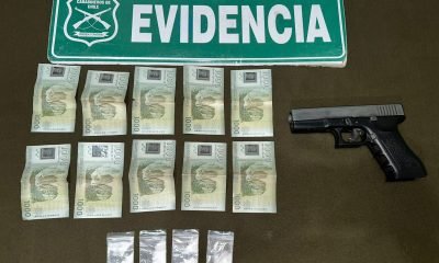 viña del mar: detienen a adolescente armado y con drogas en gómez carreño