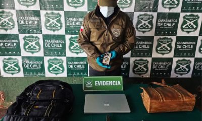 carabinero de franco detiene a ladrón en oficina de los andes