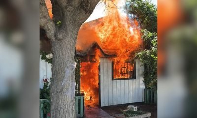 incendio en la calera: vivienda destruida y un lesionado