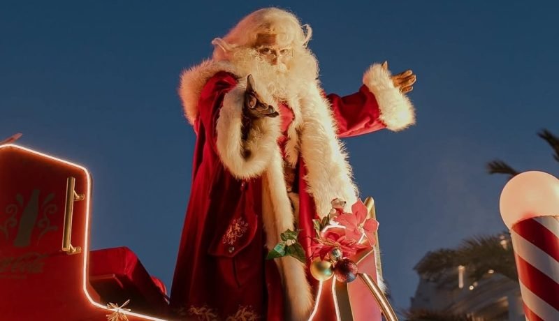 caravana navideña coca cola: magia hoy en viña del mar