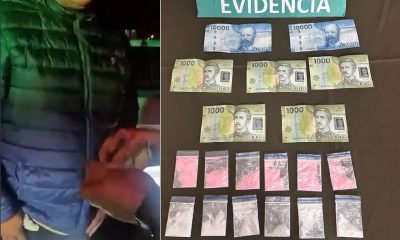 carabineros detiene a dos por microtráfico y soborno en llay‑llay, ruta 5 norte.
