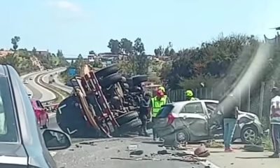troncal sur: accidente de gran magnitud entre villa alemana y quilpué