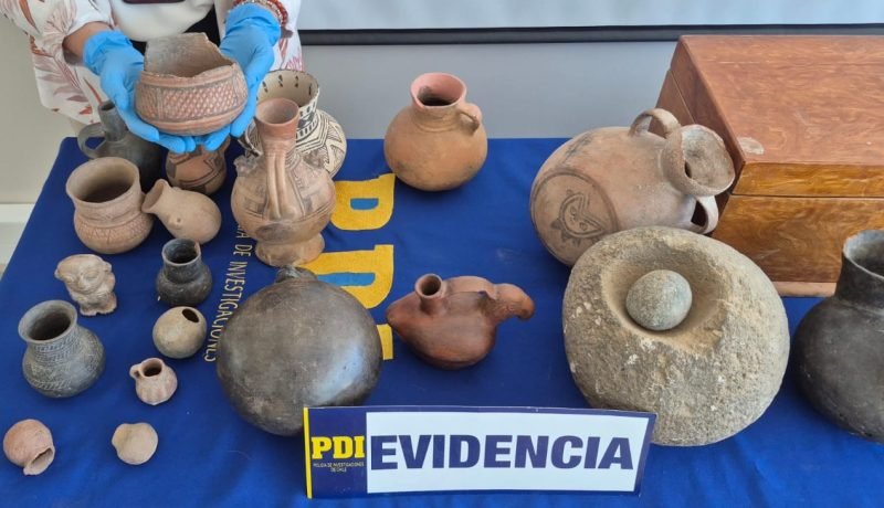 pdi incauta momia chinchorro y 36 piezas arqueológicas en operativo