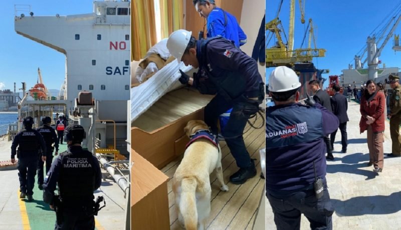 fiscalizan puertos de quintero y ventanas contra drogas