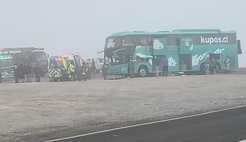emotivo adiós en la cruz a chofer fallecido en accidente de buses en antofagasta