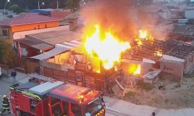 incendio en nogales: casa ocupada por personas sin hogar afectada