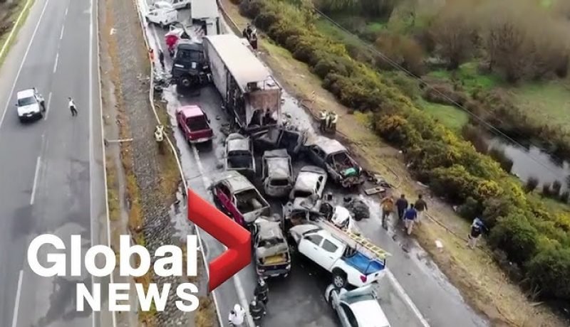 ebrio mata dos en la ligua; padre finge ser conductor