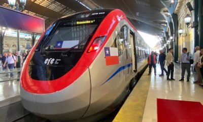 nuevos trenes limache puerto: pruebas en efe valparaíso
