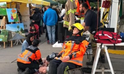 bomberos de la cruz celebran 70 años con expo carros
