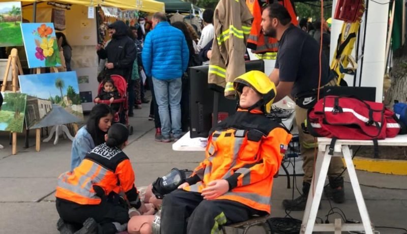 bomberos de la cruz celebran 70 años con expo carros
