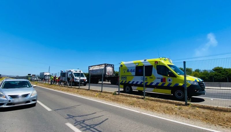 grave accidente en quillota: camión arrolla a peatón
