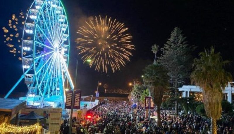 viña del mar: show de año nuevo 2026 con fuegos artificiales silenciosos