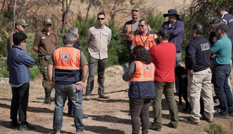 villa alemana se prepara ante incendios: operativo preventivo en quebrada escobares