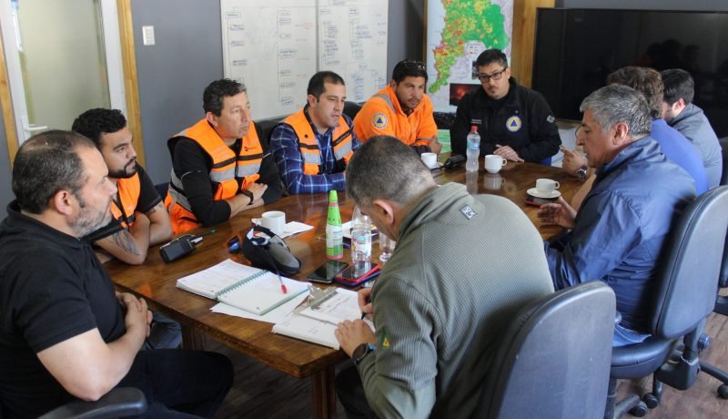 valparaíso: refuerzan coordinación contra incendios forestales