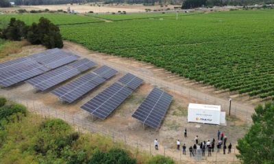 santa carolina se ilumina con energía solar en casablanca