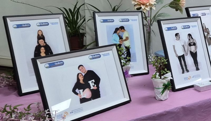 quillota inaugura programa de latidos y fotos para bebés