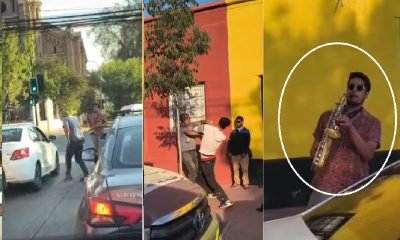 saxofonista viraliza pelea en los andes con tema de misión imposible