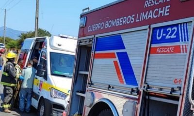 bomberos limache rescatan a hombre aplastado por jeep