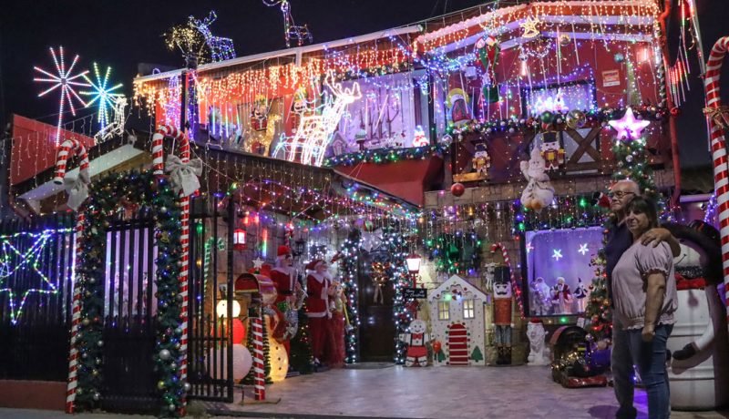 quillota brilla: familias iluminan la navidad y ganan concurso